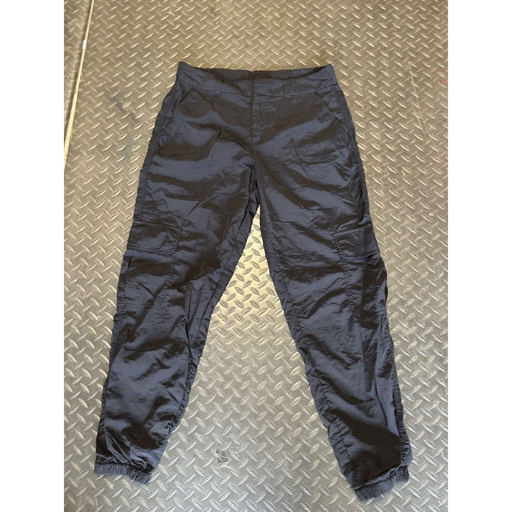 Ninth Hall Cargo Pants Men's Size MED Black Pockets Polyester‎ Belted